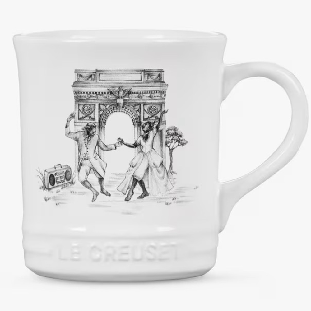 Le Creuset Sheila Bridges Collection Harlem Toile de Jouy, Arc de Triomphe Mug